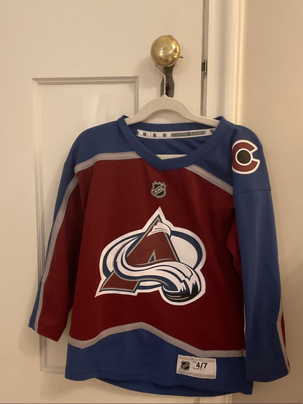 NHL Colorado Avalanche Kids Maroon & Blue Jersey